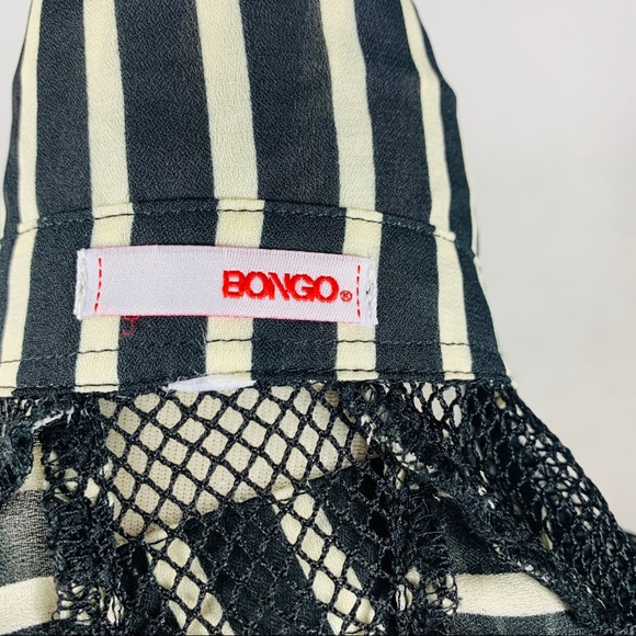 Bongo Sheer Button Up Blouse - Picture 5 of 5